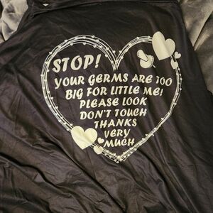 No Touch Sign Car Seat Cover for Babies, Mom Nursing Covers Breastfeeding